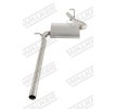 WALKER Orta susturucu 1610mm, montaj parçaları olmadan — 2002 Audi A4 (4)