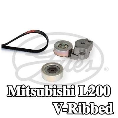 GATES مجموعة أحزمة V-Ribbed Micro-V Kit — Mitsubishi L200