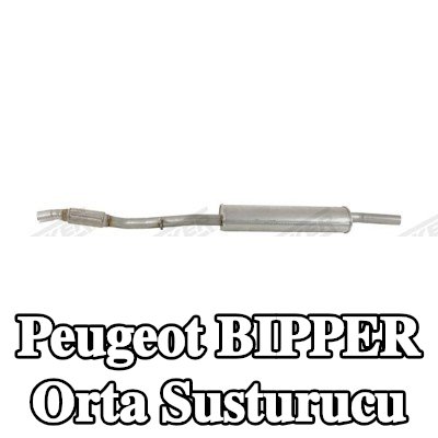 WALKER Orta susturucu 1700mm, montaj parçaları olmadan — Peugeot Bipper