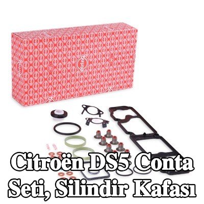 ELRING Conta seti, valf gövdesi contalı silindir kafası, silindir kafası contası olmadan, egzoz manifoldu contası/contaları olmadan — Citroën Ds5