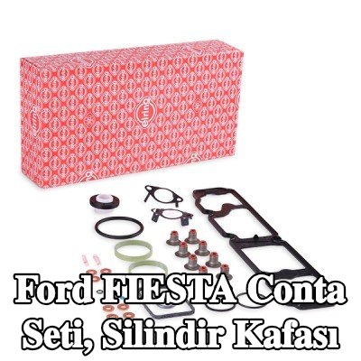 ELRING Conta seti, valf gövdesi contalı silindir kafası, silindir kafası contası olmadan, egzoz manifoldu contası/contaları olmadan — 2011 Ford Fiesta