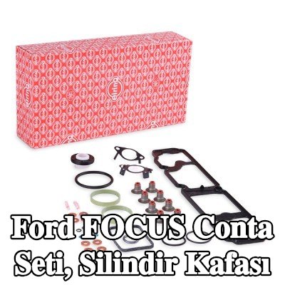 ELRING Conta seti, valf gövdesi contalı silindir kafası, silindir kafası contası olmadan, egzoz manifoldu contası/contaları olmadan — 2011 Ford Focus