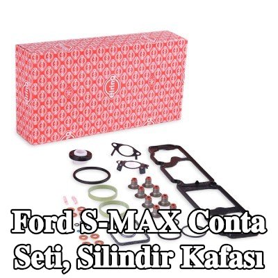 ELRING Conta seti, valf gövdesi contalı silindir kafası, silindir kafası contası olmadan, egzoz manifoldu contası/contaları olmadan — 2012 Ford S-max