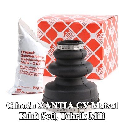 FEBI BILSTEIN CV kılıf kiti, tahrik mili Ön Aks, Kauçuk — Citroën Xantia