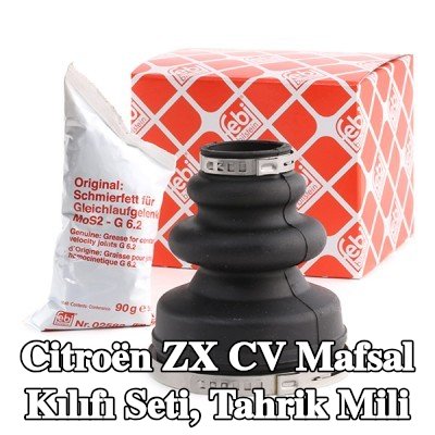 FEBI BILSTEIN CV kılıf kiti, tahrik mili Ön Aks, Kauçuk — 1997 Citroën Zx