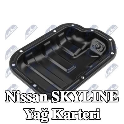 NTY Yağ karteri Alt, yağ tahliye tapalı, yağ seviye sensörü deliği olmadan — Nissan Skyline