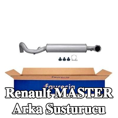 HELLA Arka susturucu Arka, montaj parçaları ile — 2011 Renault Master
