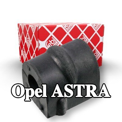 FEBI BILSTEIN جلبة قضيب مانع للانقلاب المحور الأمامي, 16mm, مطاط — 2000 Opel Astra