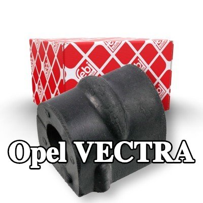 FEBI BILSTEIN جلبة قضيب مانع للانقلاب المحور الأمامي, 16mm, مطاط — 2000 Opel Vectra