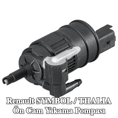 HELLA Ön cam yıkama pompası 12V — 2000 Renault Symbol / Thalia