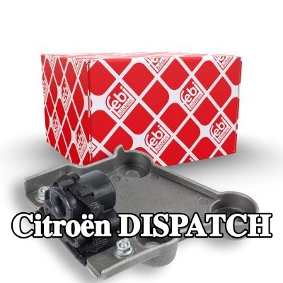 FEBI BILSTEIN حامل التثبيت, كاتم الصوت المركزي — Citroën Dispatch