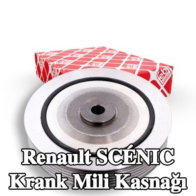 FEBI BILSTEIN Krank mili için krank mili kasnağı — 2002 Renault Scénic