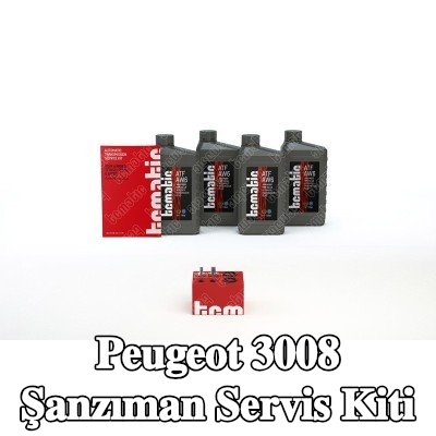 TCMATIC Şanzıman servis kiti Yağ Değişimi (boşaltma yoluyla), aksesuarlarla, standart yağ değişimi için yağ miktarı ile — 2017 Peugeot 3008