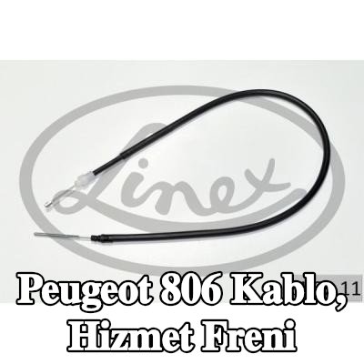 LINEX Kablo, hizmet freni — Peugeot 806