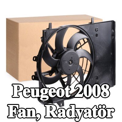 VALEO Fan, tutuculu radyatör — Peugeot 2008