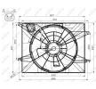 NRF Fan, radyatör 470mm, radyatör fan kapağı — Kia Optima (7)