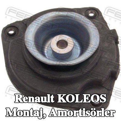 FEBEST Montaj, amortisörler Ön Aks Sağ, rulman içermez — Renault Koleos