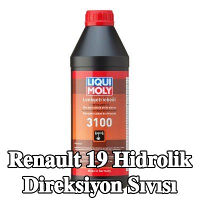 LIQUI MOLY Hidrolik direksiyon sıvısı 3100 — 1997 Renault 19