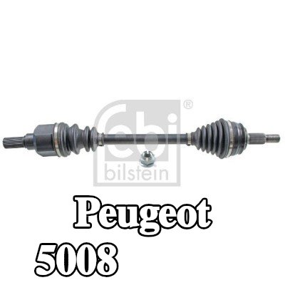 FEBI BILSTEIN عمود الدفع المحور الأمامي الأيسر, مع صمولة — Peugeot 5008