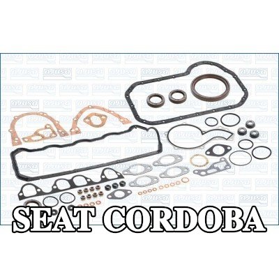 AJUSA مجموعة حشيات كاملة, محرك مزود بأختام صمامات, بدون حشية رأس الأسطوانة — 2000 SEAT Cordoba