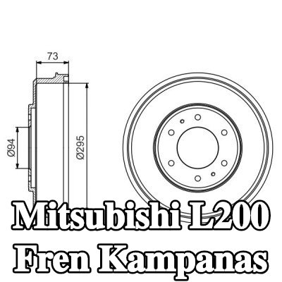 BOSCH Arka aks fren kampanası, 342, 5mm — Mitsubishi L200