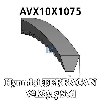 DT Spare Parts V-Kayış Seti — Hyundai Terracan