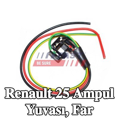 FAST Ampul yuvası, far — Renault 25