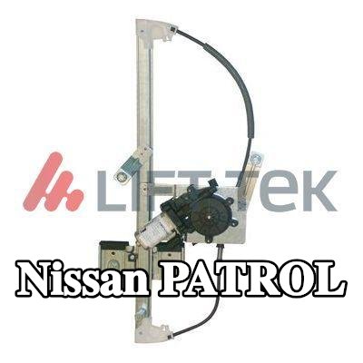 LIFT-TEK مُحرك النوافذ الأمامي الأيمن, كهربائي, مع محرك كهربائي — Nissan Patrol