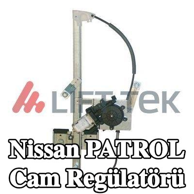 LIFT-TEK Cam regülatörü Sağ Ön, Elektrikli, elektrik motorlu — Nissan Patrol