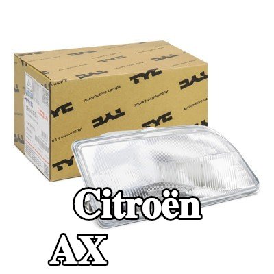 TYC المصباح الأيمن, H4, مع حامل لمبة — Citroën Ax
