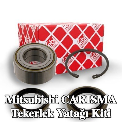FEBI BILSTEIN Sol ön aks tekerlek yatağı kiti, Ön Aks Sağ, tutma halkası, mil contası ile — Mitsubishi Carisma