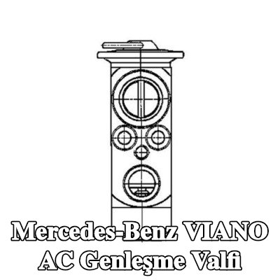 MAHLE AC genleşme valfi — Mercedes-Benz Viano