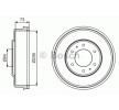 BOSCH Arka aks fren kampanası, 342, 5mm — Mitsubishi L200 (2)