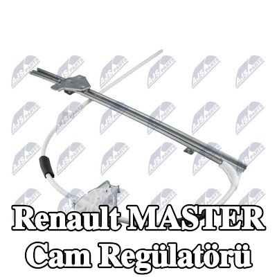 NTY Cam regülatörü Sağ Ön, Elektrikli, elektrik motoru olmadan — 1995 Renault Master