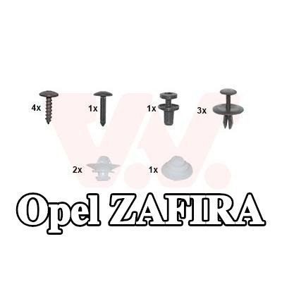 VAN WEZEL طقم التثبيت، واقي الطين — Opel Zafira