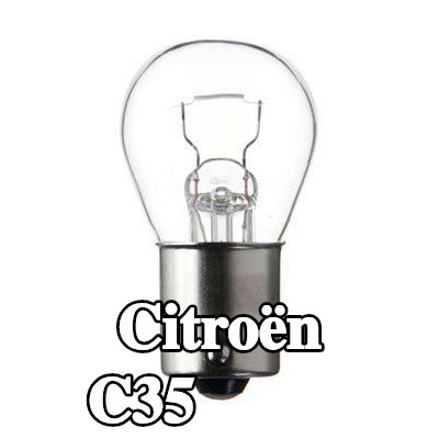 SPAHN GLÜHLAMPEN لمبة مؤشر P21W, 12V — Citroën C35