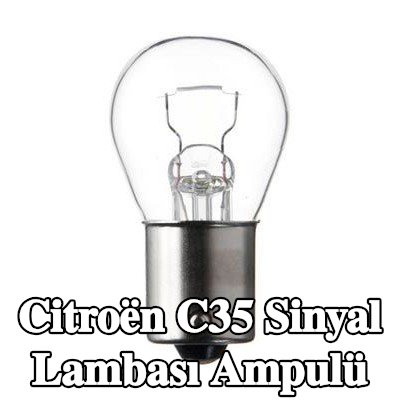 SPAHN GLÜHLAMPEN Sinyal lambası ampulü P21W, 12V — Citroën C35