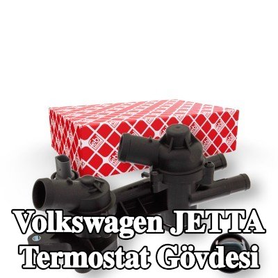 FEBI BILSTEIN Conta/sızdırmazlık elemanı ile termostat muhafazası, Sıcaklık Anahtarı ile — 2005 Volkswagen Jetta