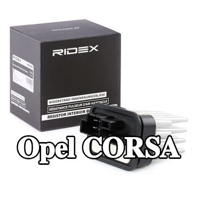 RIDEX وحدة التحكم في المروحة — 2005 Opel Corsa