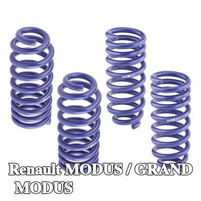 H&R مجموعة التعليق، نوابض لولبية — Renault Modus / Grand Modus