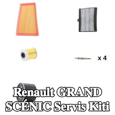 RIDEX Servis kiti — 2004 Renault Grand Scénic