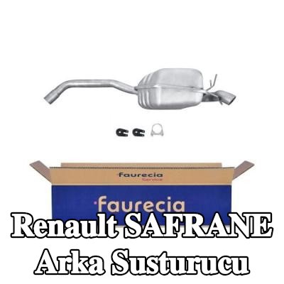 HELLA Arka susturucu Arka, montaj parçaları ile — Renault Safrane