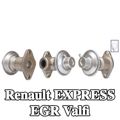 DRI Contalı/sızdırmazlık elemanlı EGR valfi — Renault Express