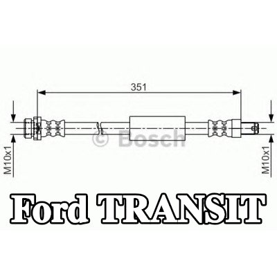 BOSCH خرطوم الفرامل 351mm — Ford Transit