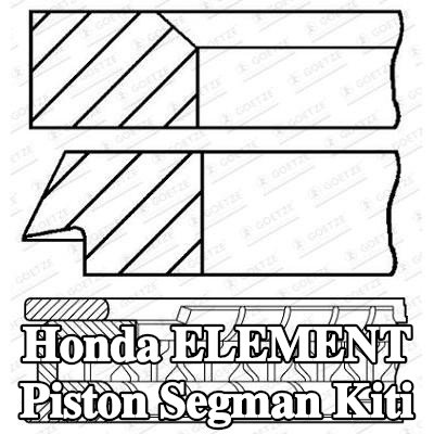 GOETZE ENGINE Piston Segman Kiti — Honda Element