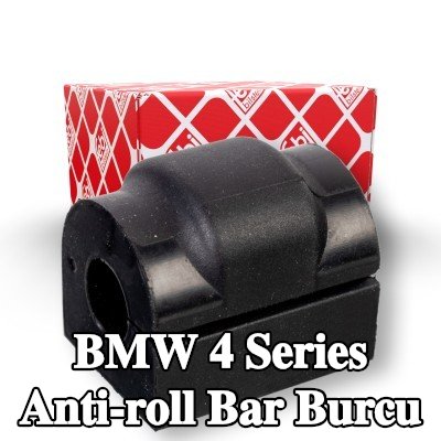 FEBI BILSTEIN Anti roll bar burcu Arka Aks, 14mm, Kauçuk — BMW 4 Series