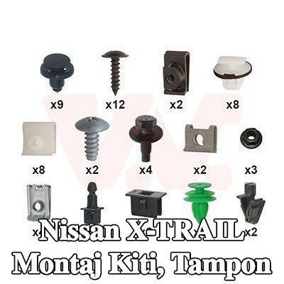 VAN WEZEL Montaj Kiti, tampon — Nissan X-trail