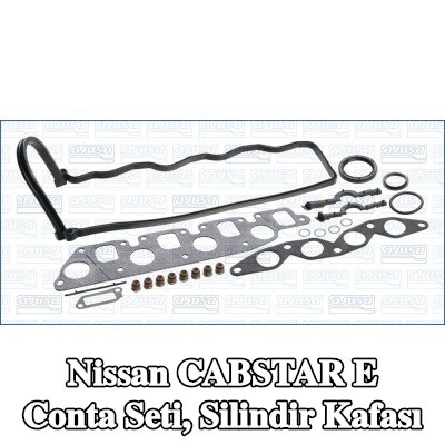 AJUSA Conta seti, valf gövdesi contalı silindir kafası, silindir kafası contası olmadan — 2002 Nissan Cabstar E