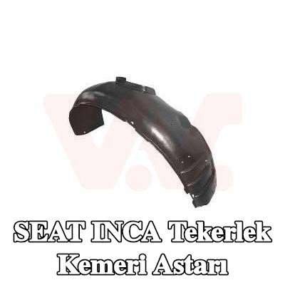 VAN WEZEL Tekerlek kemeri kaplaması Sol Ön, Plastik — SEAT Inca