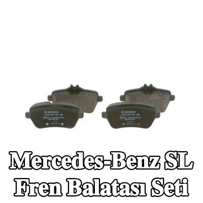 BOSCH Fren balatası seti 18, 5mm, gıcırtı önleyici plaka ile — Mercedes-Benz Sl